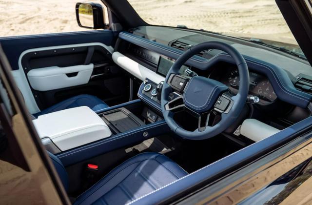 路虎衛(wèi)士90，黑白雙拼車身+敞篷造型，又潮又野性！-有駕