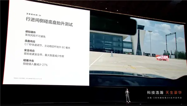 極氪9X中國首發48V主動穩定桿：過彎近乎零側傾 側碰主動防御