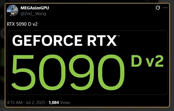 RTX 5090弟中弟！英偉達專為中國玩家打造的顯卡來了